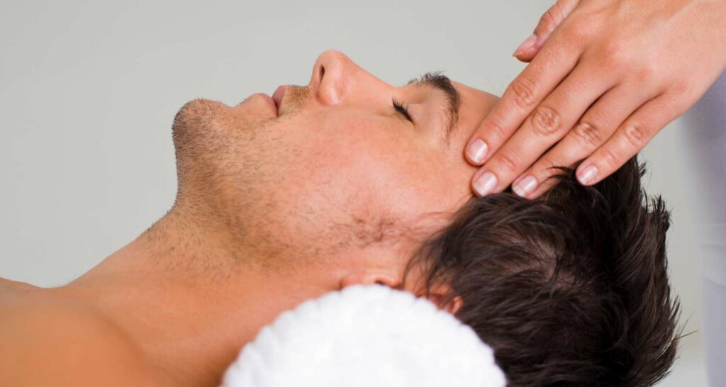 head massage therapy